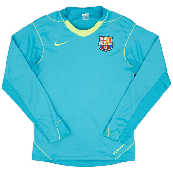 2007-08 Barcelona Authentic Nike Training L/S Shirt - 8/10 - (S)