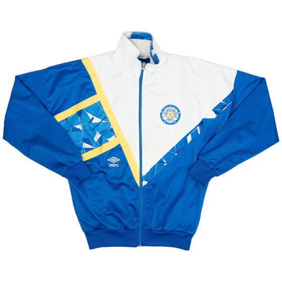 1990-91 Leeds United Umbro Track Jacket - 8/10 - (M)