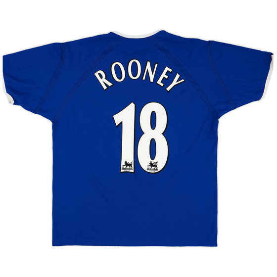 2003-04 Everton Home Shirt Rooney #18 - 9/10 - (L)