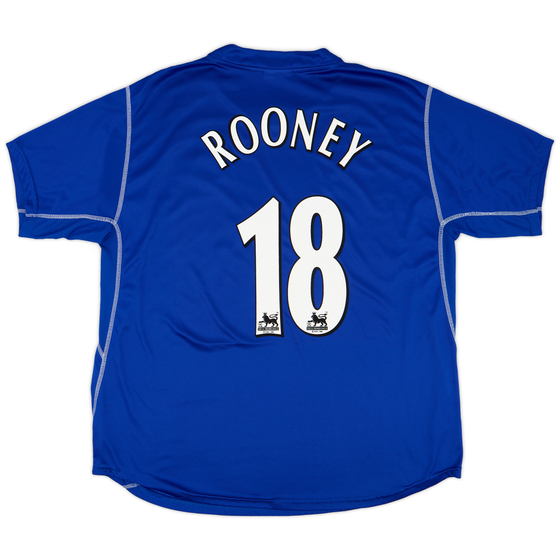 2002-03 Everton Home Shirt Rooney #18 - 7/10 - (3XL)