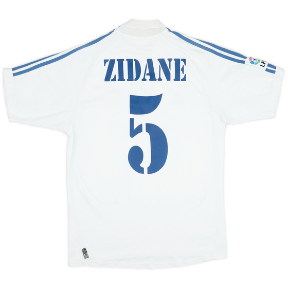 2001 Real Madrid Home Shirt Zidane #5 - 5/10 - (S)
