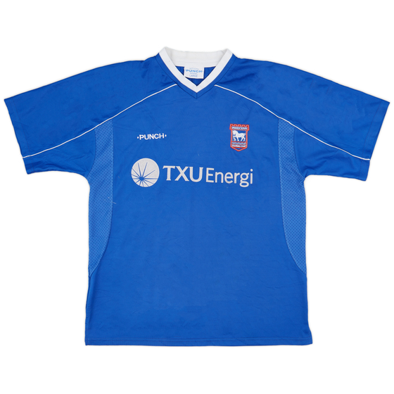 2001-02 Ipswich Home Shirt - 7/10 - (L)