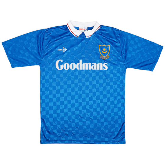 1989-91 Portsmouth Home Shirt - 8/10 - (M)