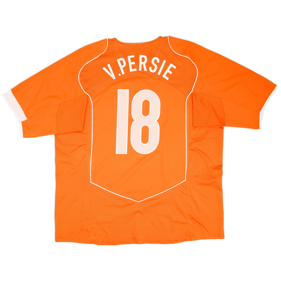 2004-06 Netherlands Home Shirt V.Persie #18 - 10/10 - (XXL)