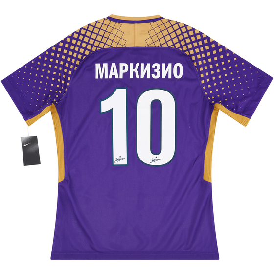 2017-18 Zenit St. Petersburg Player Issue Third Shirt Marchisio #10 L