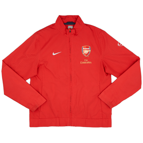 2009-10 Arsenal Nike Woven Warm-Up Jacket - 6/10 - (L)