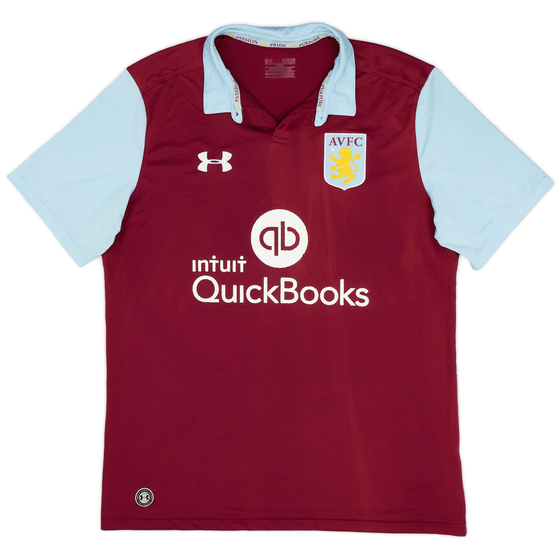 2016-17 Aston Villa Home Shirt - 7/10 - (XL)