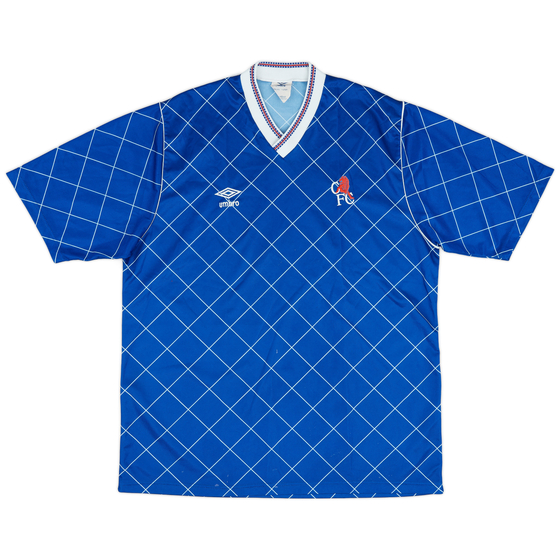 1987-89 Chelsea Home Shirt - 8/10 - (L)