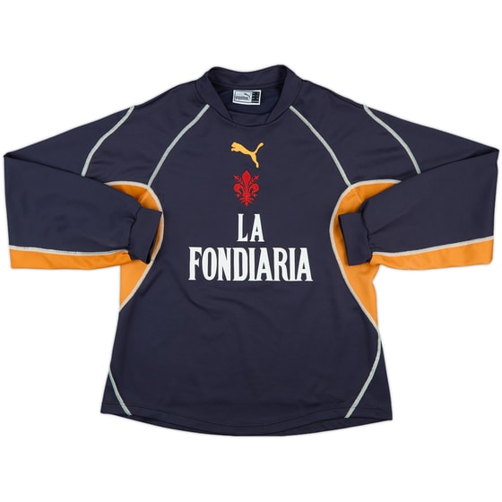 2002-03 Fiorentina Puma Training L/S Shirt - 6/10 - (XL.Boys)