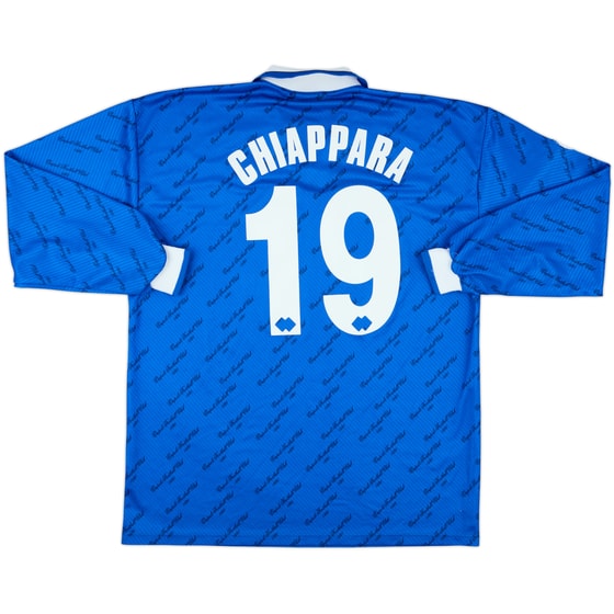 1998-99 Empoli Match Issue Home L/S Shirt Chiappara #19