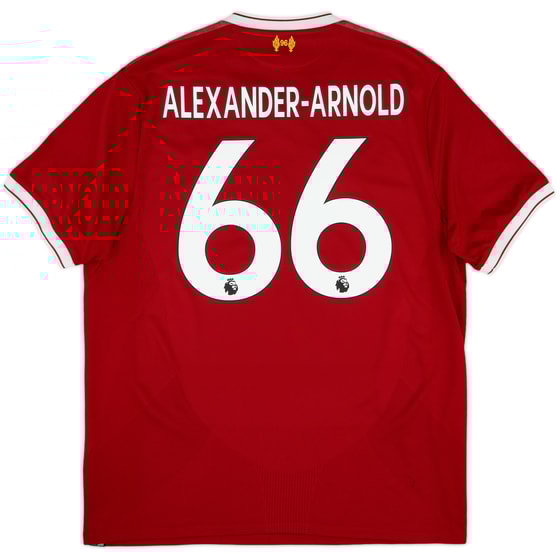 2017-18 Liverpool 125 Years Home Shirt Alexander-Arnold #66 - 6/10 - (L)