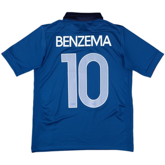 2011-12 France Home Shirt Benzema #10 - 8/10 - (L.Boys)