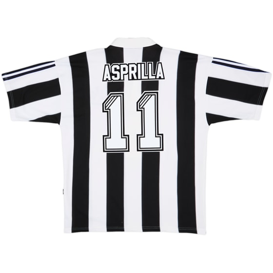 1995-97 Newcastle Home Shirt Asprilla #11 - 9/10 - (L)