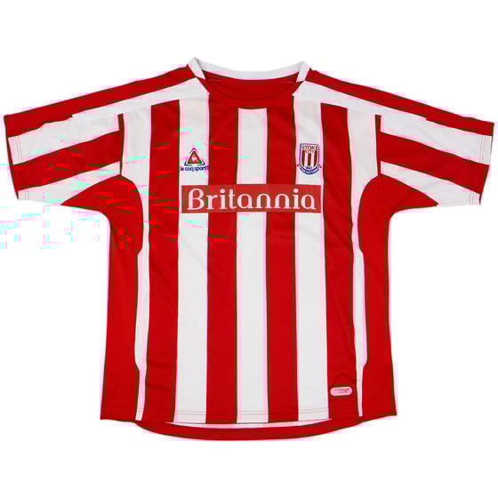 2007-08 Stoke City Home Shirt - 9/10 - (XL)