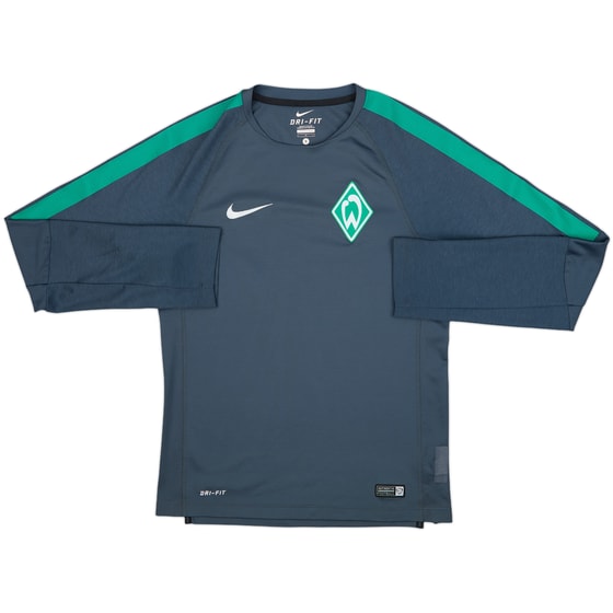 2014-15 Werder Bremen Nike Training L/S Shirt - 8/10 - (S)