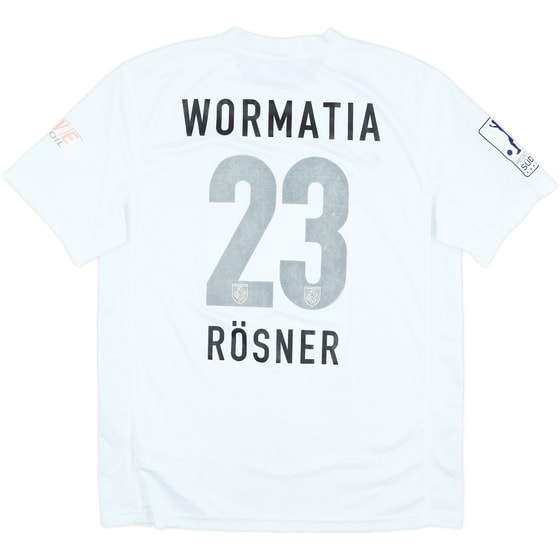 2012-13 Wormatia Worms Match Issue Away Shirt Rosner #23