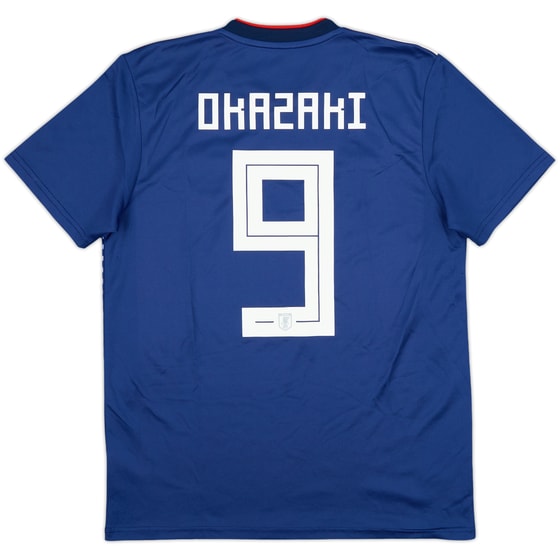 2018-19 Japan Home Shirt Okazaki #9 - 9/10 - (M)