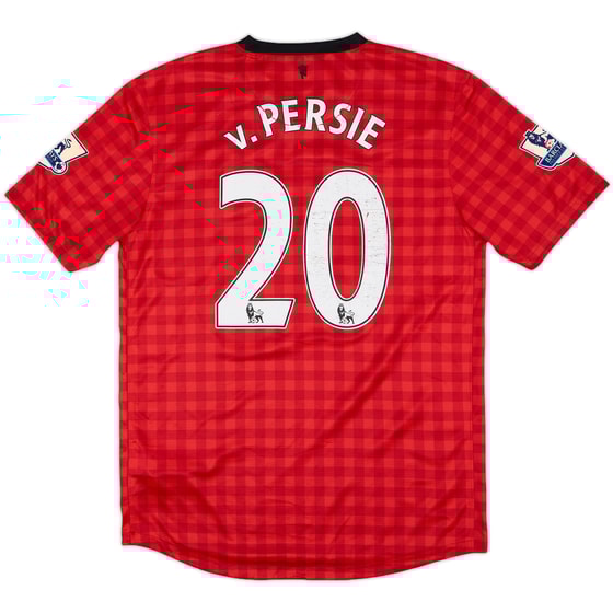 2012-13 Manchester United Home Shirt v.Persie #20 - 3/10 - (M)