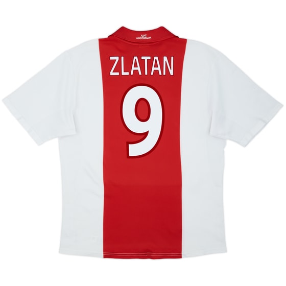 2001-02 Ajax Home Shirt Zlatan #9 - 8/10 - (L)