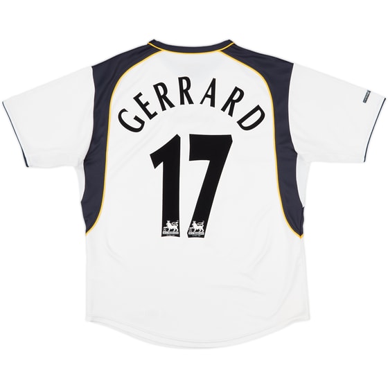 2001-03 Liverpool Away Shirt Gerrard #17 - 7/10 - (L)