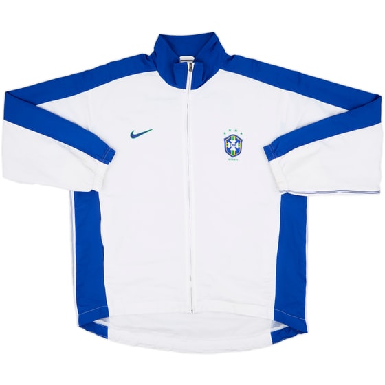 1998-00 Brazil Nike Track Jacket - 8/10 - (L)