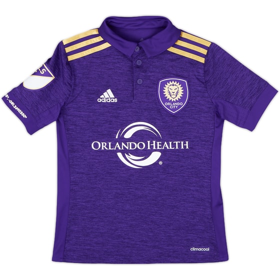 2016 Orlando City Home Shirt - 10/10 - (S.Boys)