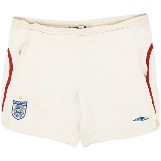 2007-09 England Umbro Training Shorts - 4/10 - (M)