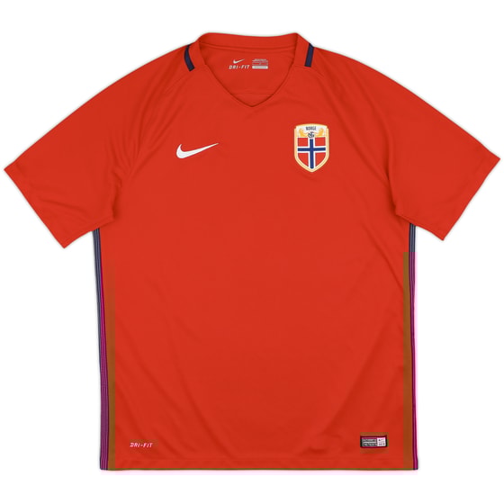 2016-18 Norway Home Shirt - 9/10 - (L)