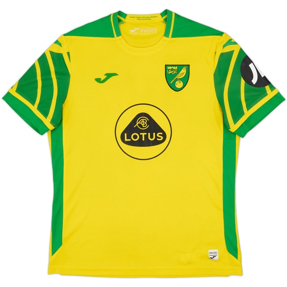 2021-22 Norwich Home Shirt - 7/10 - (L)