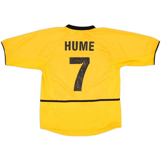 2004-05 Tranmere Rovers Away Shirt Hume #7 - 4/10 - (M)