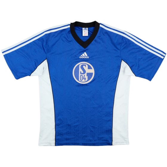 1999-00 Schalke adidas Training Shirt - 7/10 - (M)