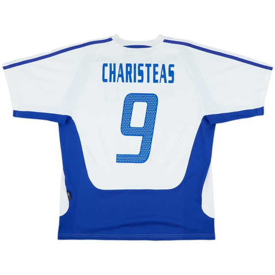 2004-06 Greece Away Shirt Charisteas #9 - 10/10 - (L)