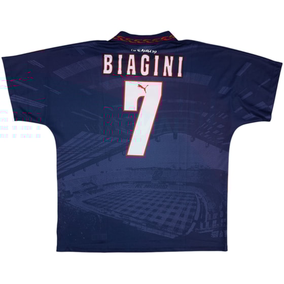 1996-97 Atletico Madrid Away Shirt Biagini #7 - 9/10 - (XL)