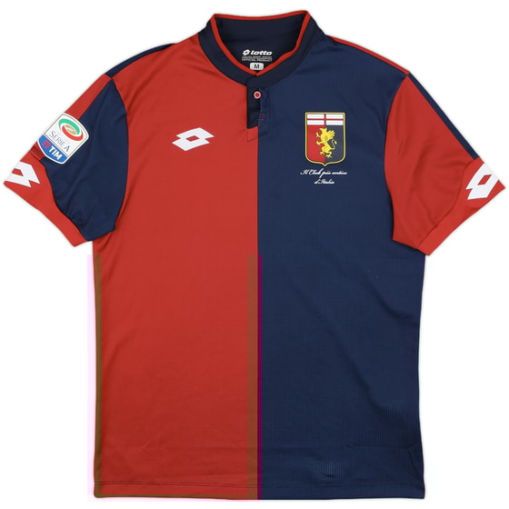 2017-18 Genoa Home Shirt - 9/10 - (M)