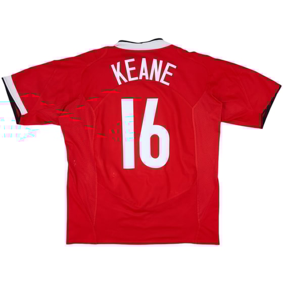 2004-06 Manchester United Home Shirt Keane #16 - 6/10 - (M)