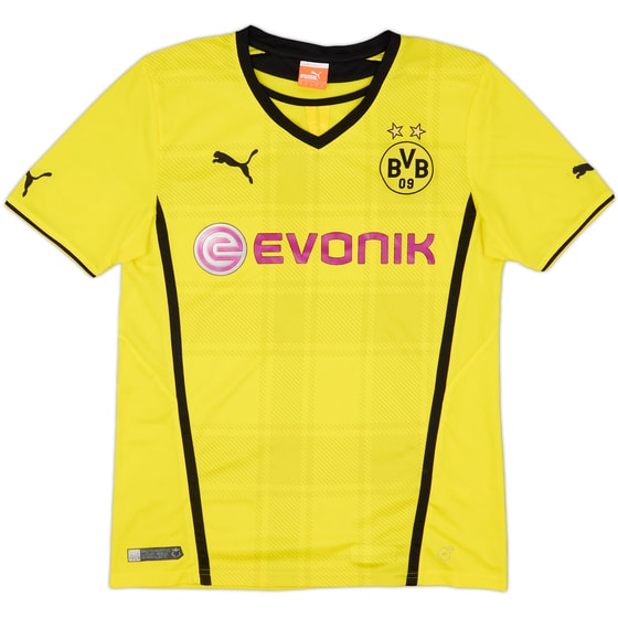 2013-14 Borussia Dortmund Home Shirt - 8/10 - (S)