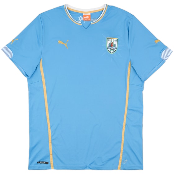 2014-15 Uruguay Home Shirt - 8/10 - (XXL)