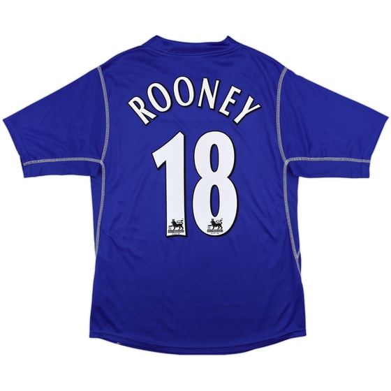 2002-03 Everton Home Shirt Rooney #18 - 8/10 - (L)