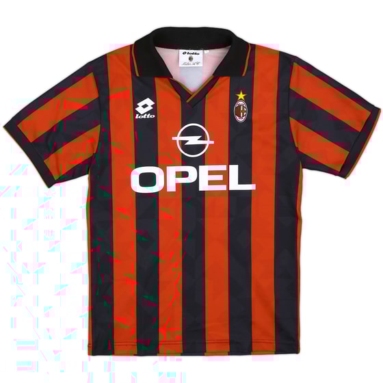1995-96 AC Milan Home Shirt - 9/10 - (S)