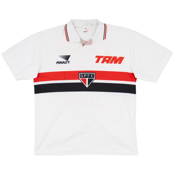 1991 Sao Paulo Home Shirt #10 - 9/10 - (XL)
