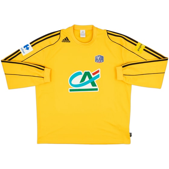 2010-11 Coupe de France Home L/S Shirt #14 - 8/10 - (XL)