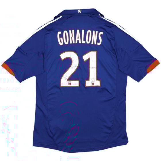 2012-13 Lyon Away Shirt Gonalons #21 - 5/10 - (L)