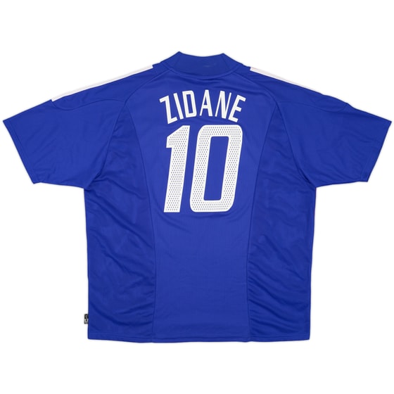 2002-04 France Home Shirt Zidane #10 - 8/10 - (XXL)