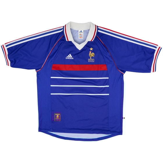 1998-00 France Home Shirt - 9/10 - (L)