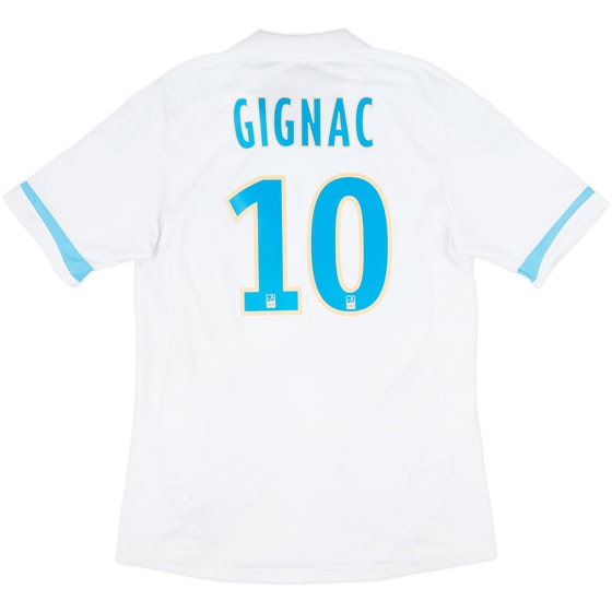 2011-12 Olympique Marseille Home Shirt Gignac #10 - 7/10 - (M)