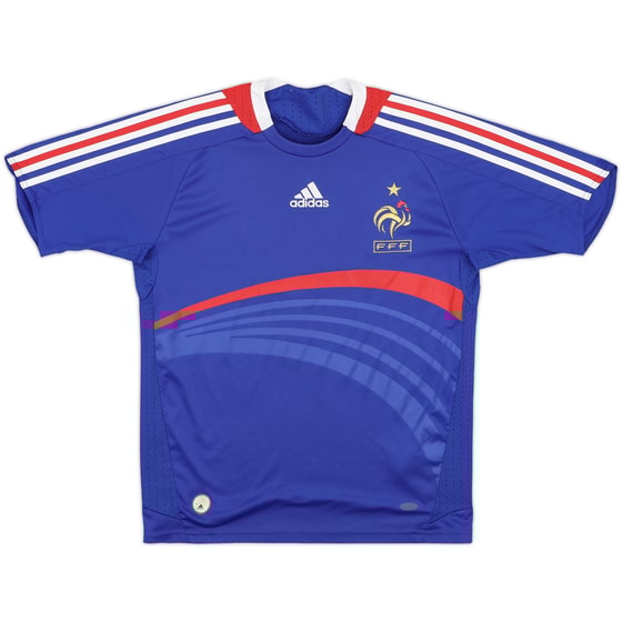 2007-08 France Home Shirt - 6/10 - (L.Boys)