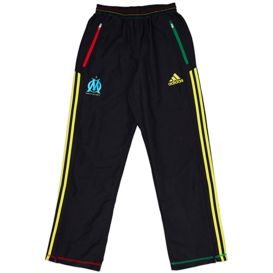 2010-11 Olympique Marseille adidas Track Pants/Bottoms - 8/10 - (M)