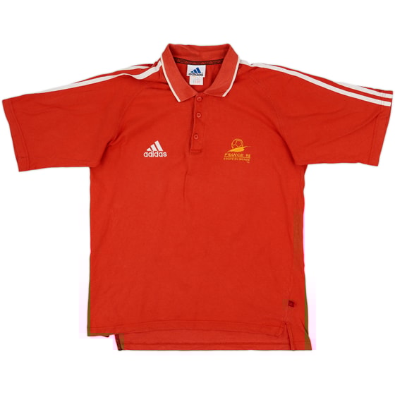 1998-99 France 98 adidas Polo Shirt - 8/10 - (M)