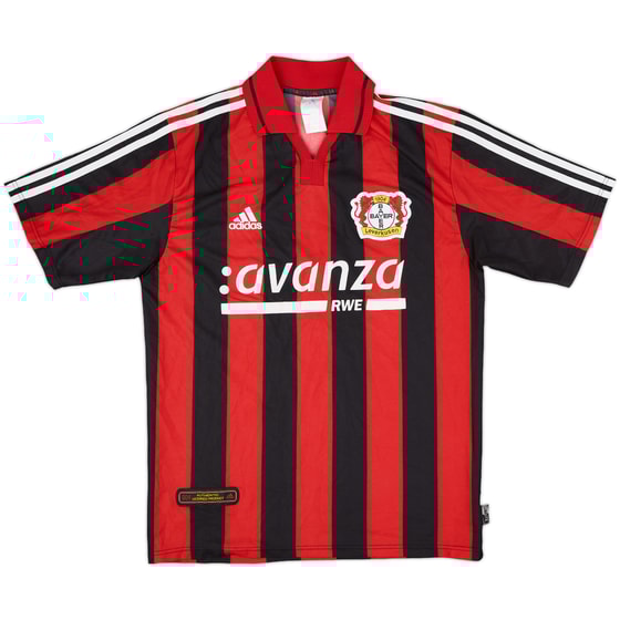 2000-01 Bayer Leverkusen Signed Home Shirt - 9/10 - (M)
