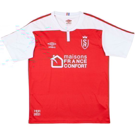2020-21 Stade De Reims Home Shirt - 10/10 - (M)